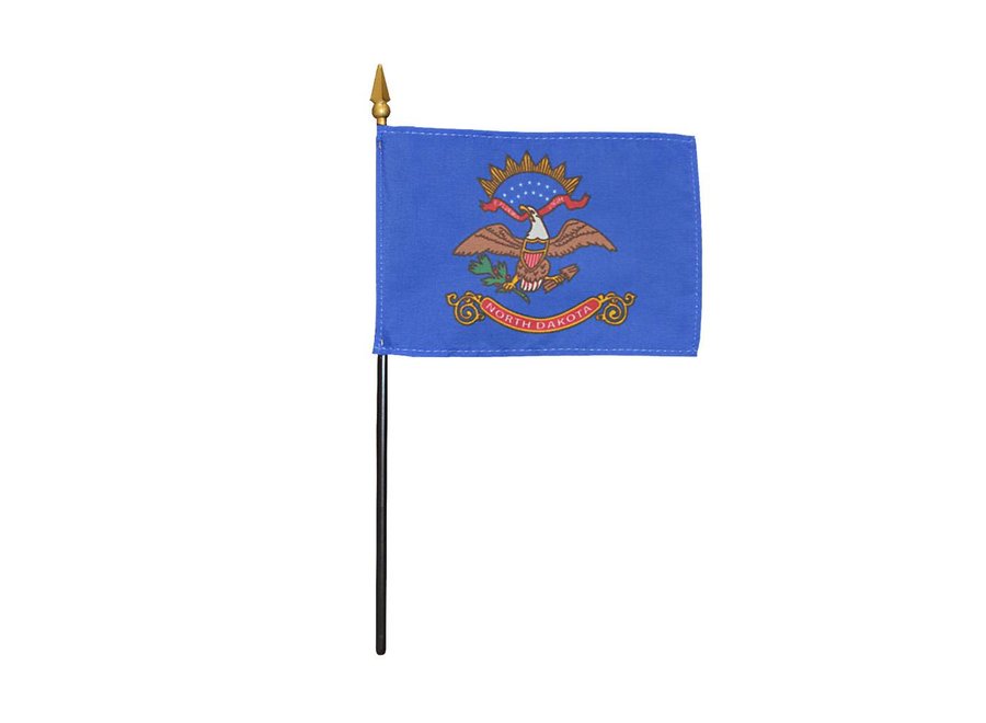 North Dakota Stick Flag