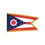 Ohio Flag with Polesleeve & Fringe