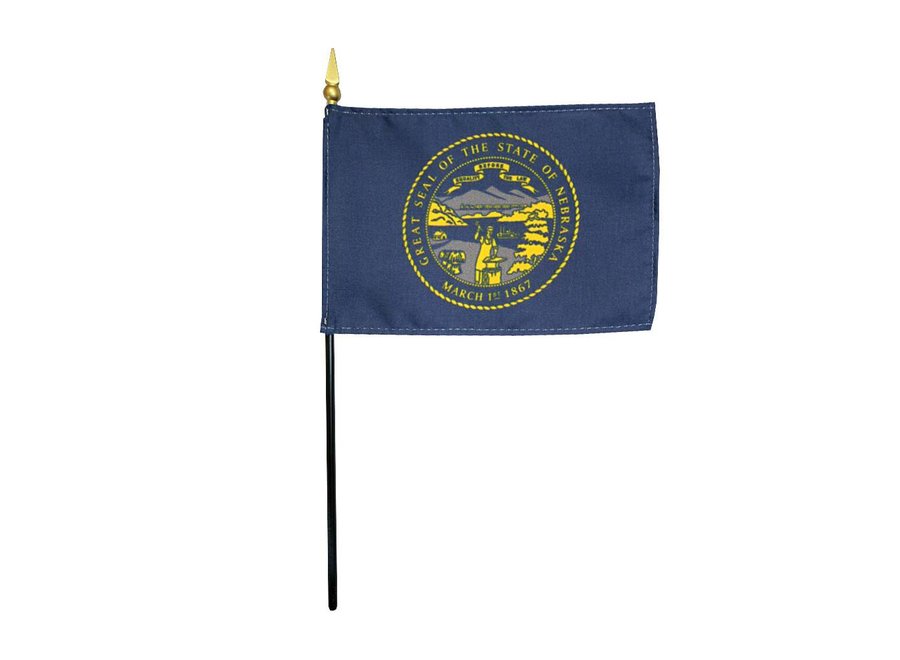 Nebraska Stick Flag