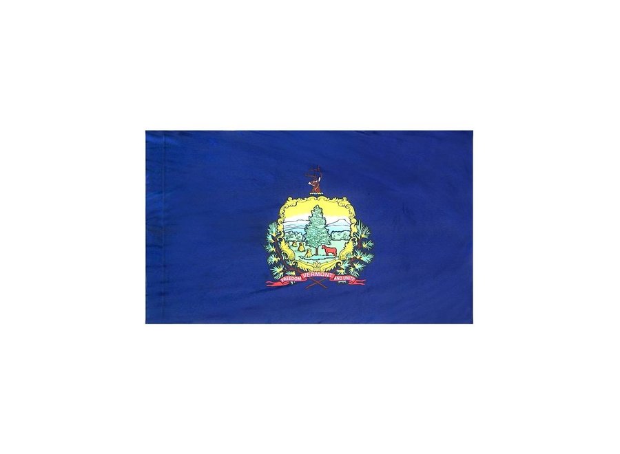 Vermont Flag with Polesleeve