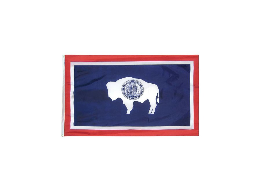 12x18 in. Wyoming Nautical Flag