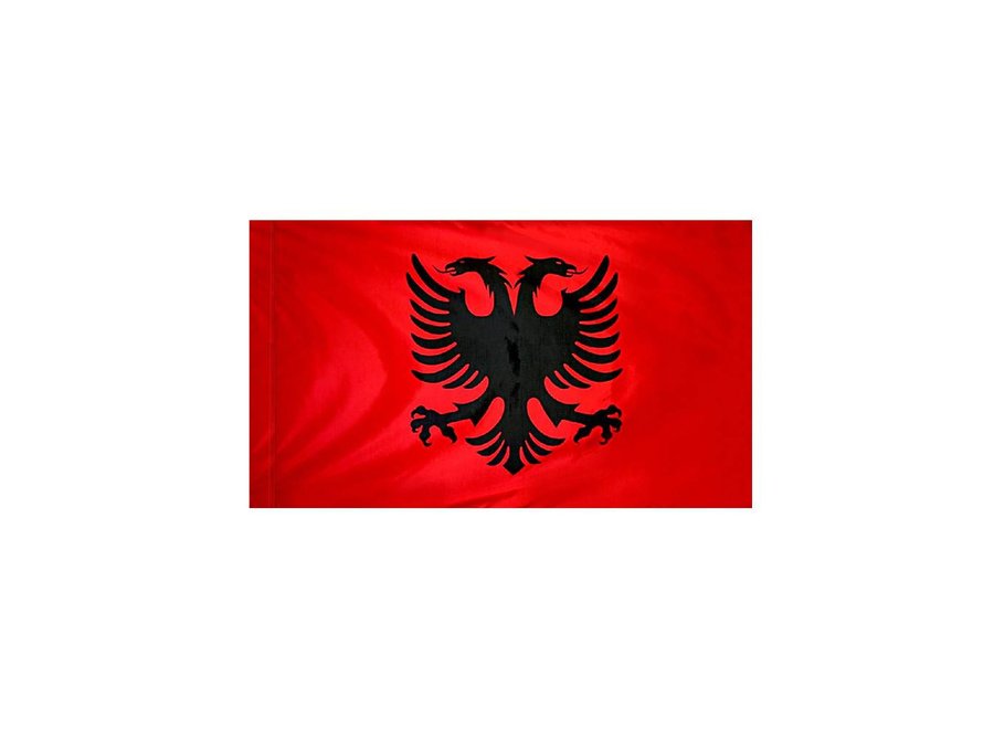 Albania Flag with Polesleeve