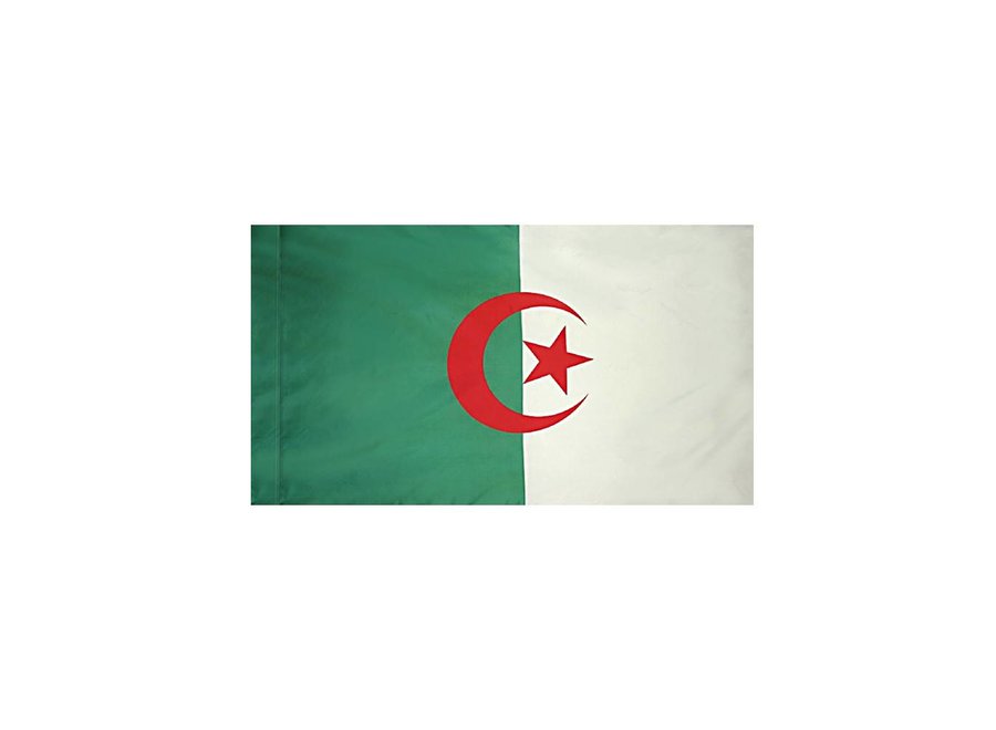 Algeria Flag with Polesleeve