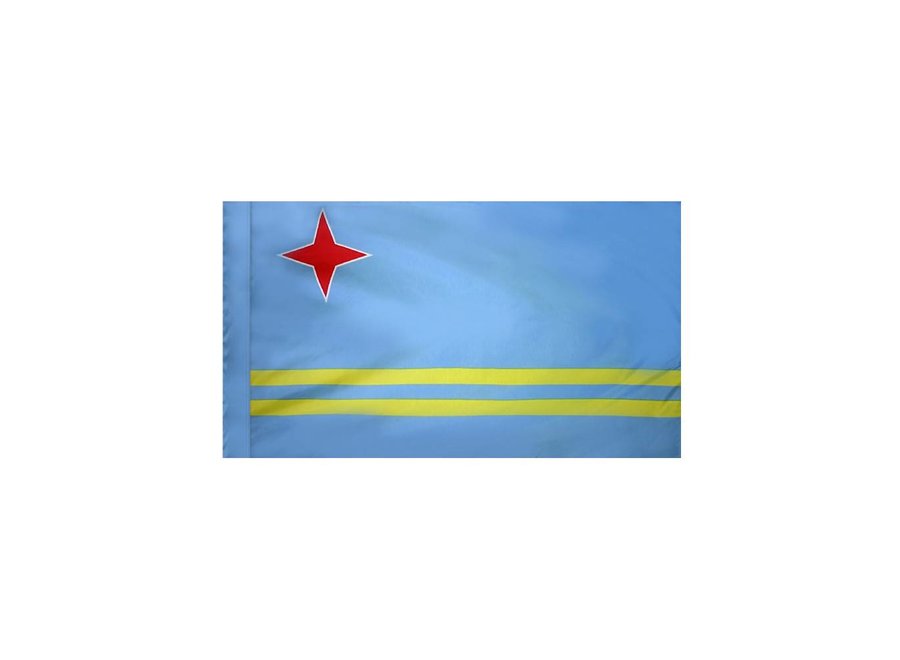 Aruba Flag with Polesleeve
