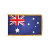 Australia Flag with Polesleeve & Fringe
