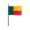 Benin Stick Flag 4x6 in