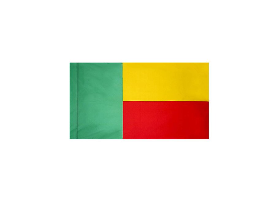 Benin Flag with Polesleeve