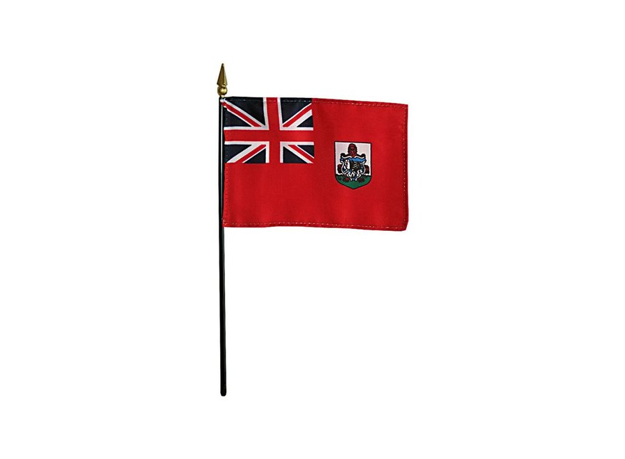 Bermuda Stick Flag 4x6 in
