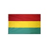 Bolivia Flag without Seal