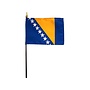 Bosnia-Herzegovina Stick Flag 4x6 in