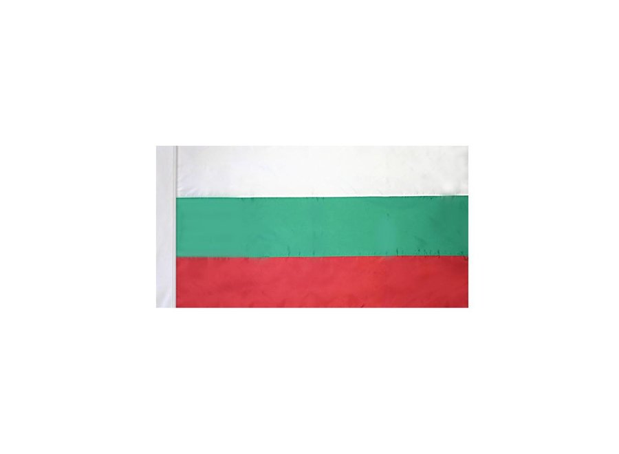 Bulgaria Flag with Polesleeve