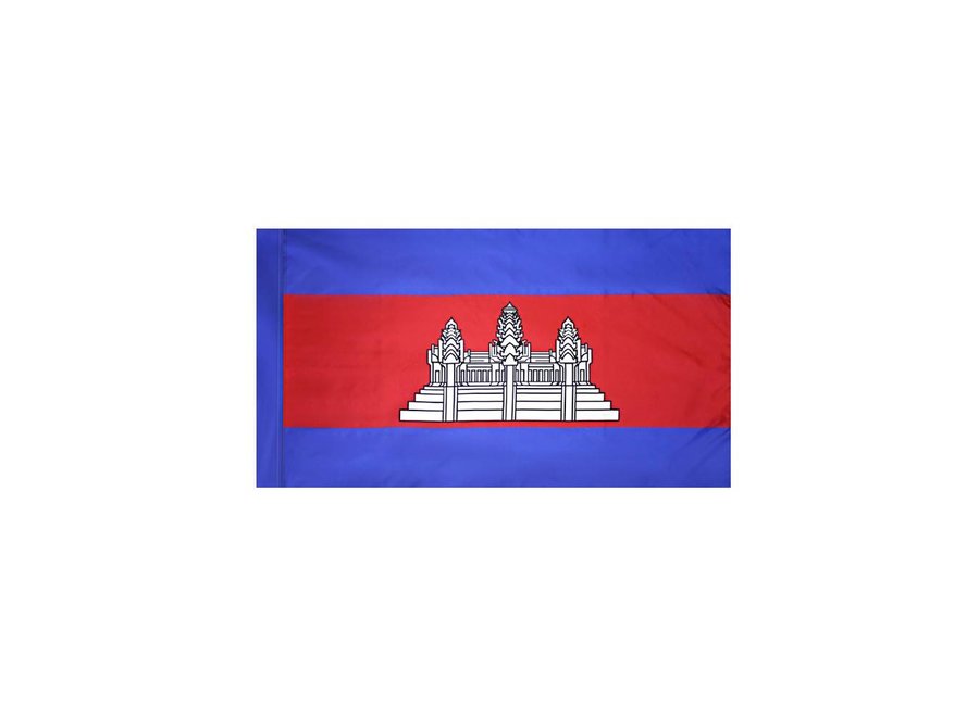 Cambodia Flag with Polesleeve