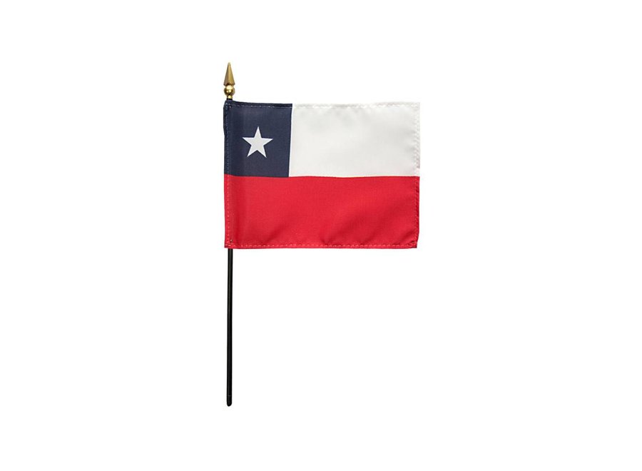 Chile Stick Flag 4x6 in