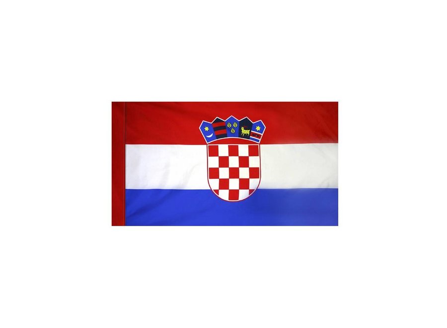 Croatia Flag with Polesleeve
