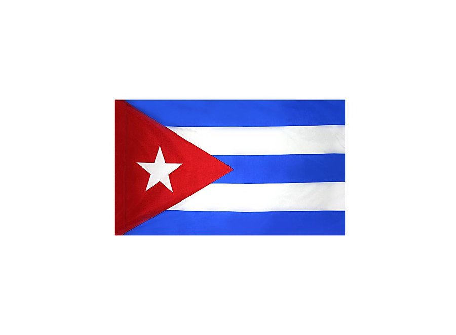Cuba Flag with Polesleeve