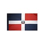 Dominican Republic Flag with Polesleeve