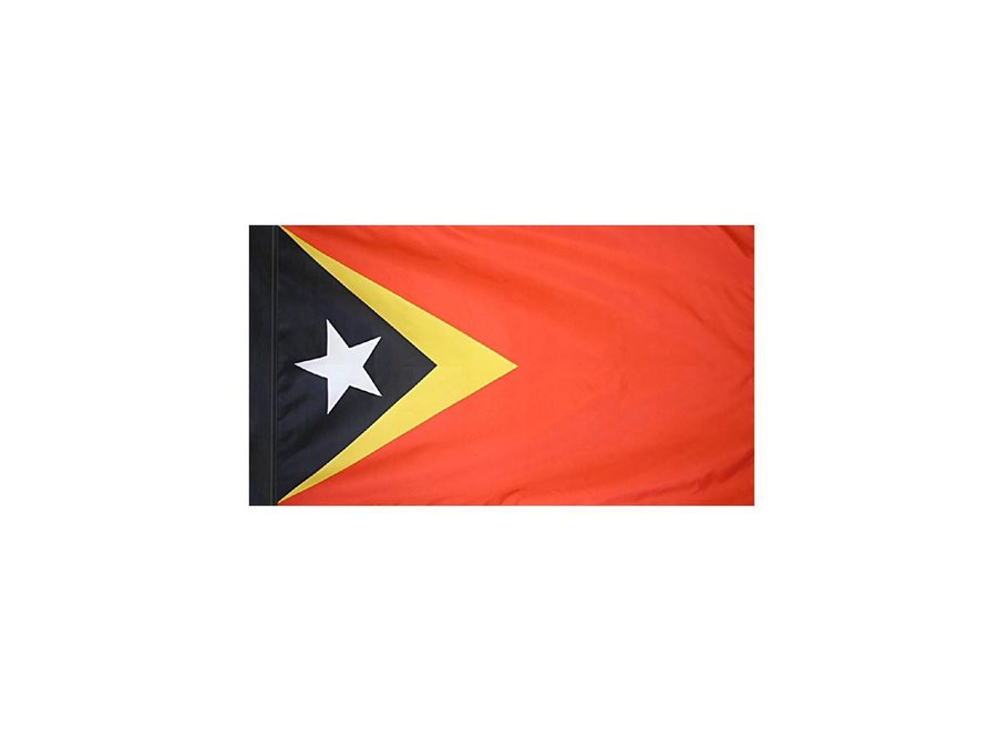 East Timor Flag with Polesleeve