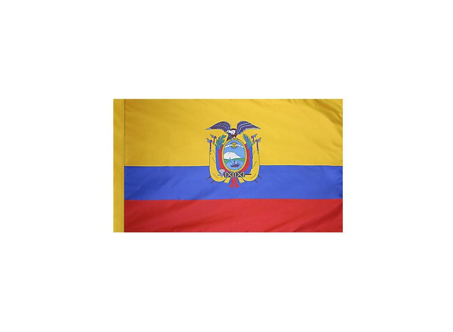 Ecuador Flag with Polesleeve