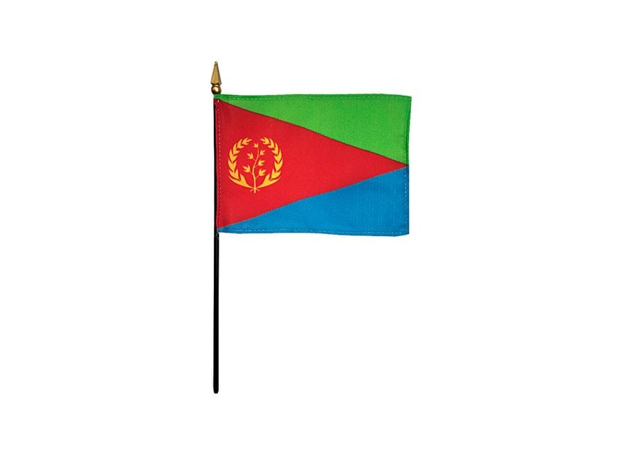 Eritrea Stick Flag 4x6 in