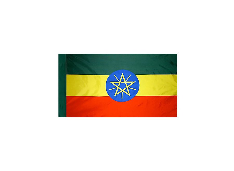 Ethiopia Flag with Polesleeve