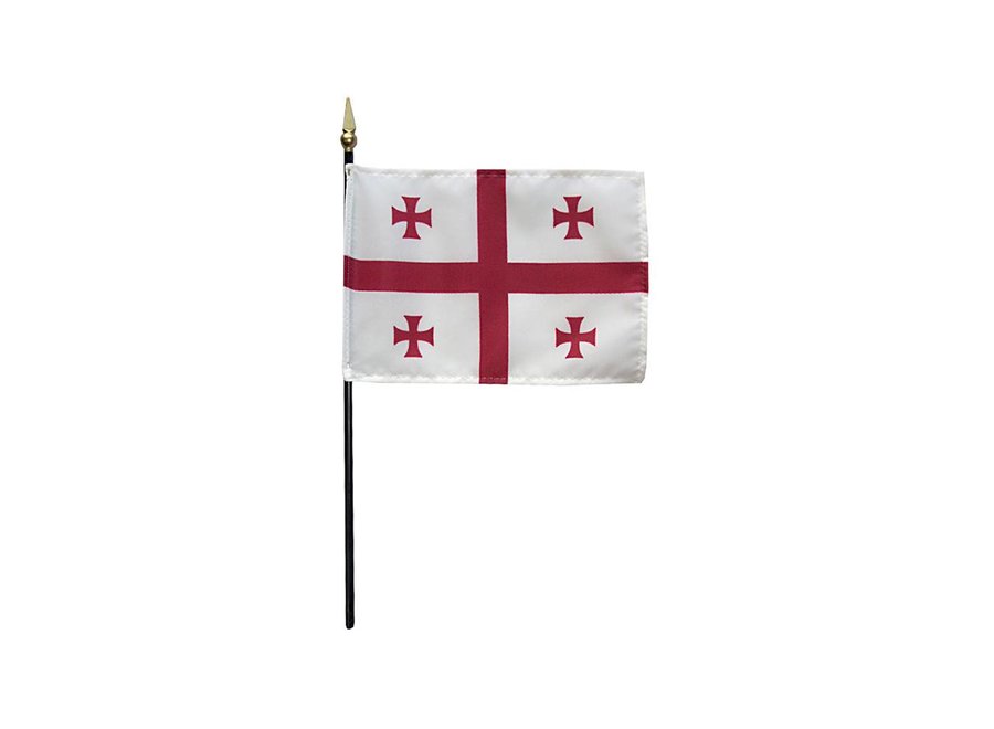 Republic of Georgia Stick Flag 4x6 in
