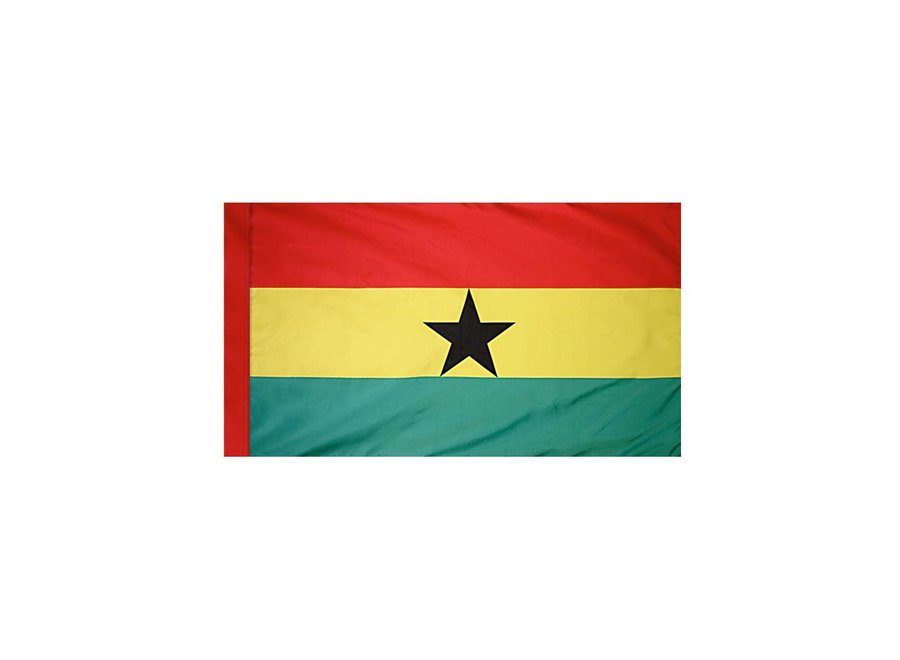 Ghana Flag  with Polesleeve