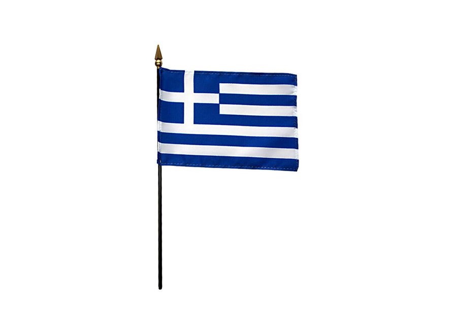 Greece Stick Flag