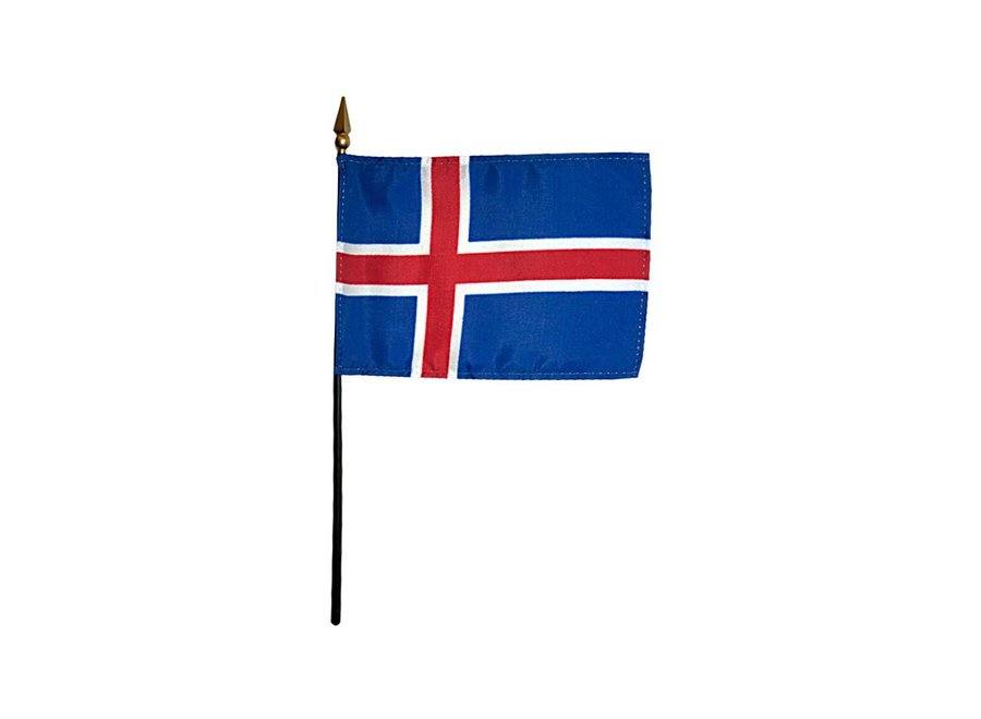 Iceland Stick Flag 4x6 in