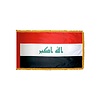 Iraq Flag with Polesleeve & Fringe