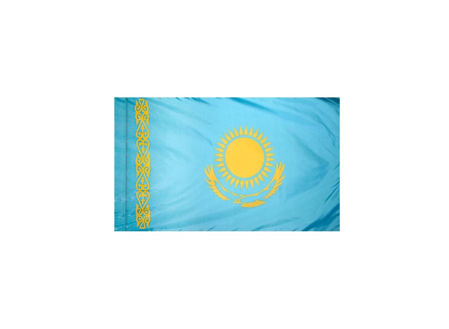 Kazakhstan Flag with Polesleeve