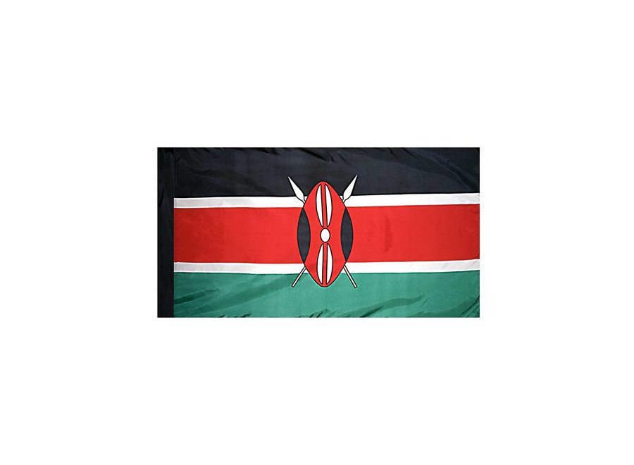 Kenya Flag with Polesleeve