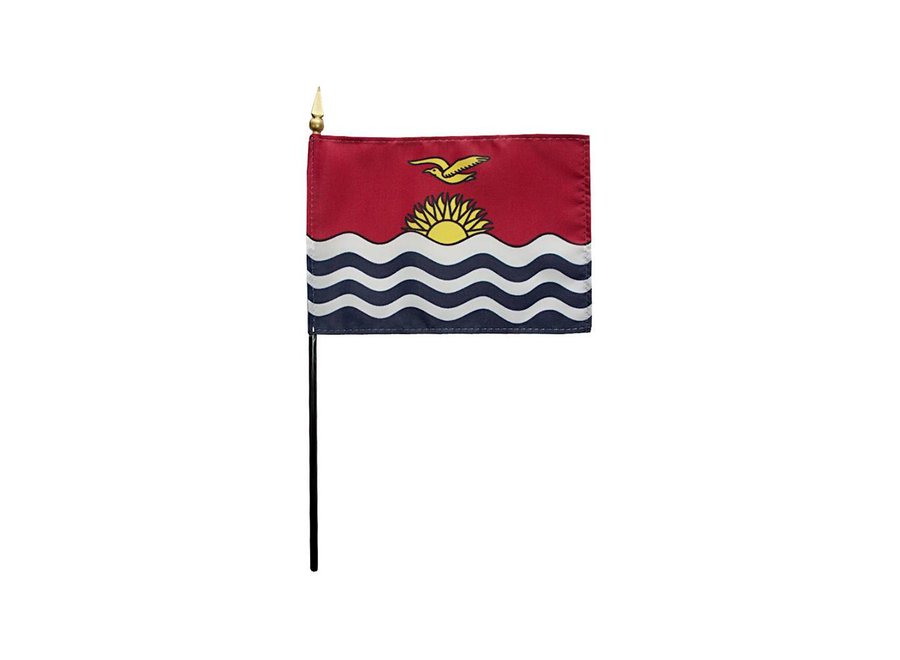 Kiribati Stick Flag 4x6 in