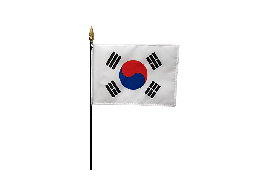 South Korea Stick Flag