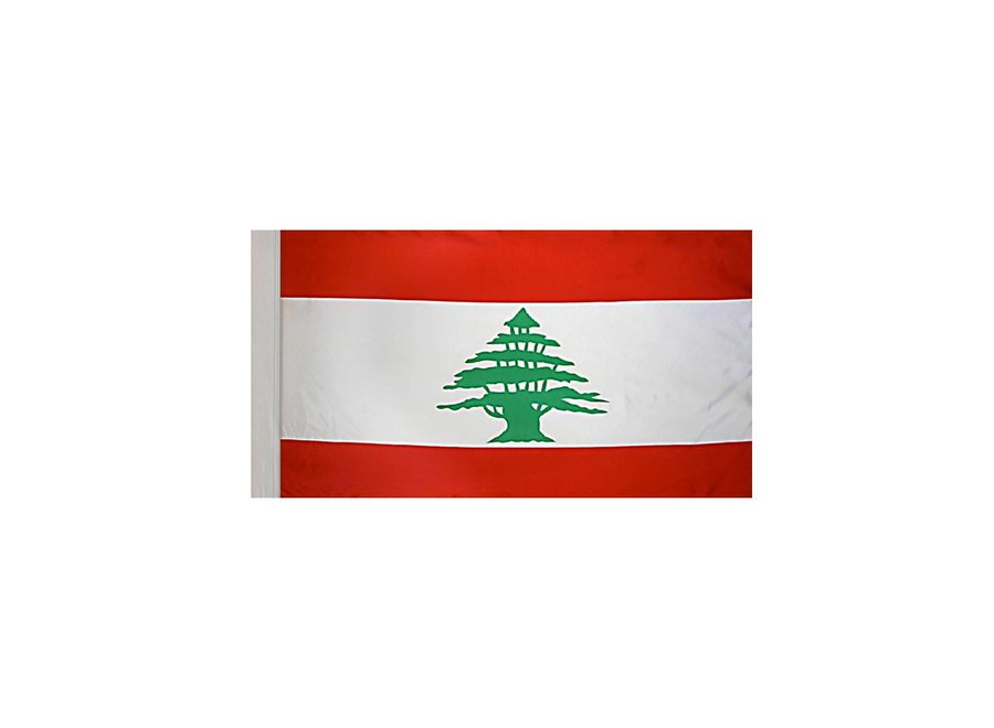 Lebanon Flag with Polesleeve