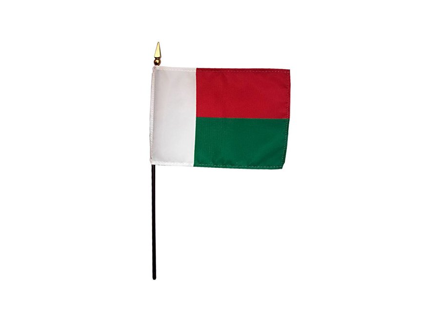 Madagascar Stick Flag  4x6 in