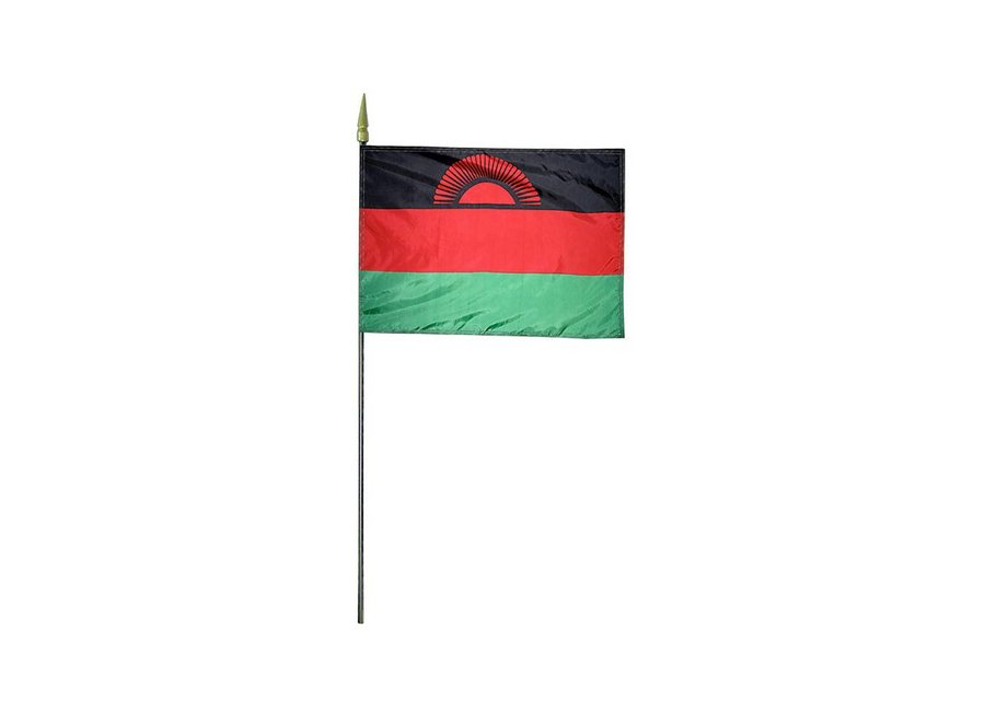Malawi Stick Flag  4x6 in