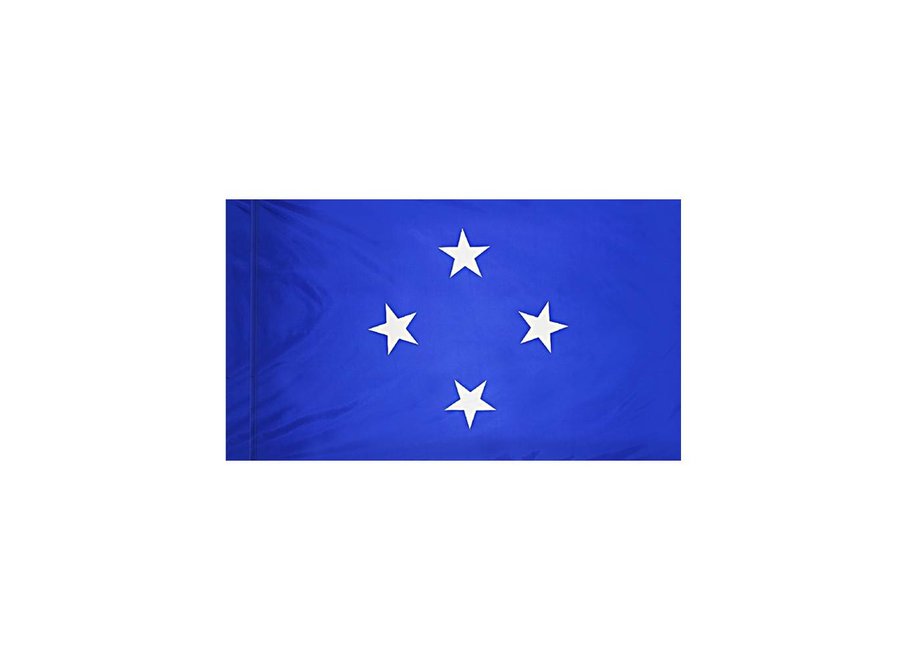 Micronesia Flag with Polesleeve