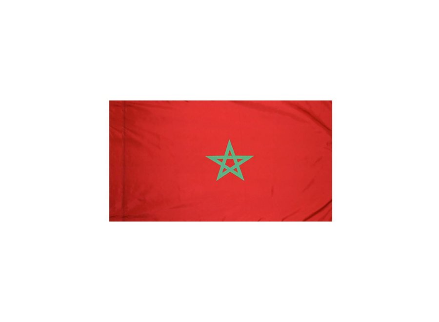 Morocco Flag with Polesleeve