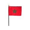 Morocco Stick Flag 4x6 in