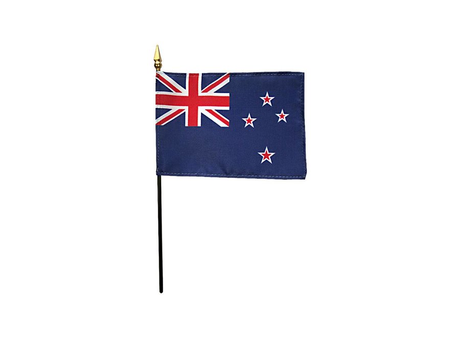 New Zealand Stick Flag 4x6 in