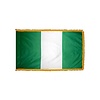 Nigeria Flag with Polesleeve & Fringe