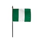 Nigeria Stick Flag 4x6 in