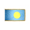 Palau Flag with Polesleeve & Fringe