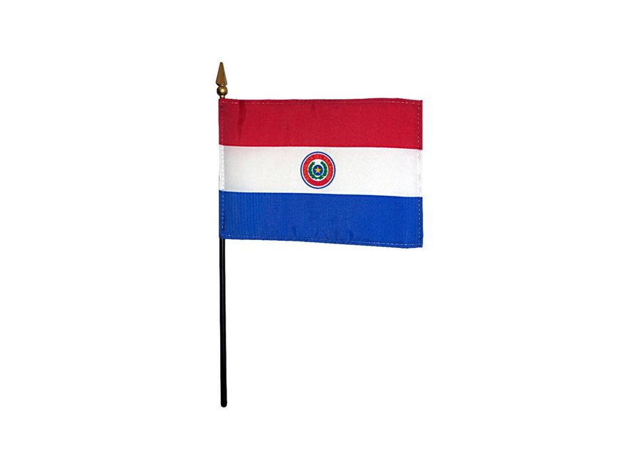 Paraguay Stick Flag 4x6 in