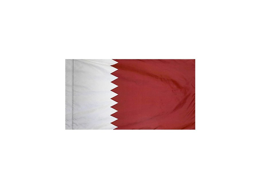 Qatar Flag with Polesleeve