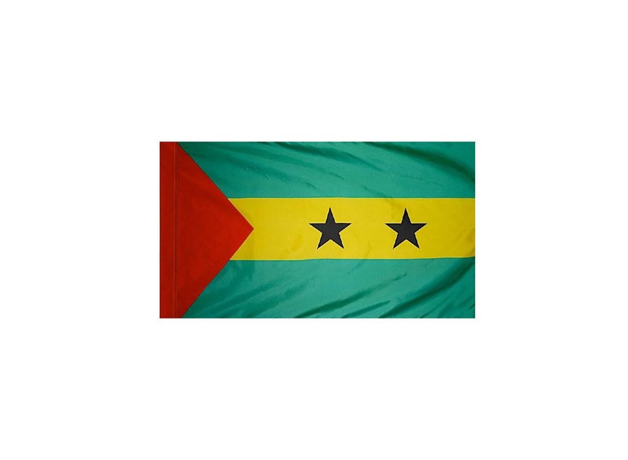 Sao Tome & Principe Flag with Polesleeve