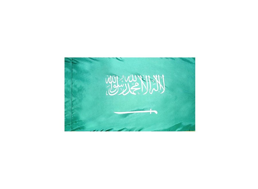 Saudi Arabia Flag with Polesleeve