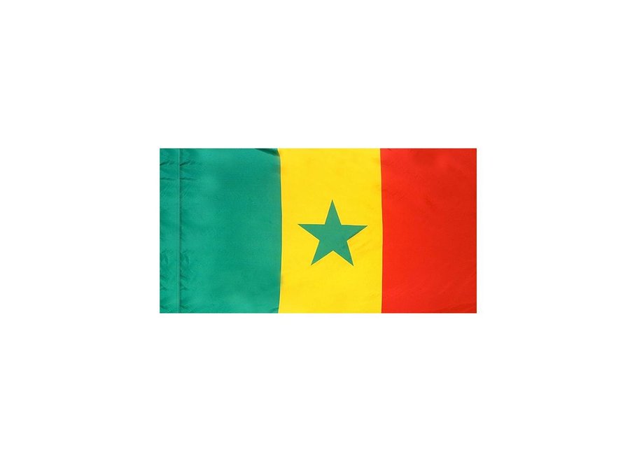 Senegal Flag with Polesleeve