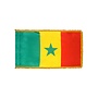 Senegal Flag with Polesleeve & Fringe