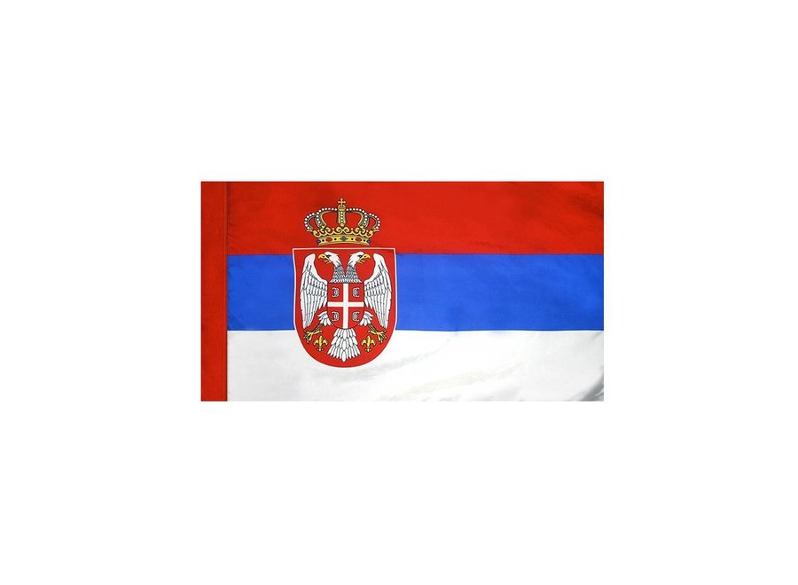 Serbia Flag with Polesleeve